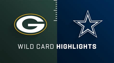 Dallas Cowboys vs. Green Bay Packers Wild Card Round: .